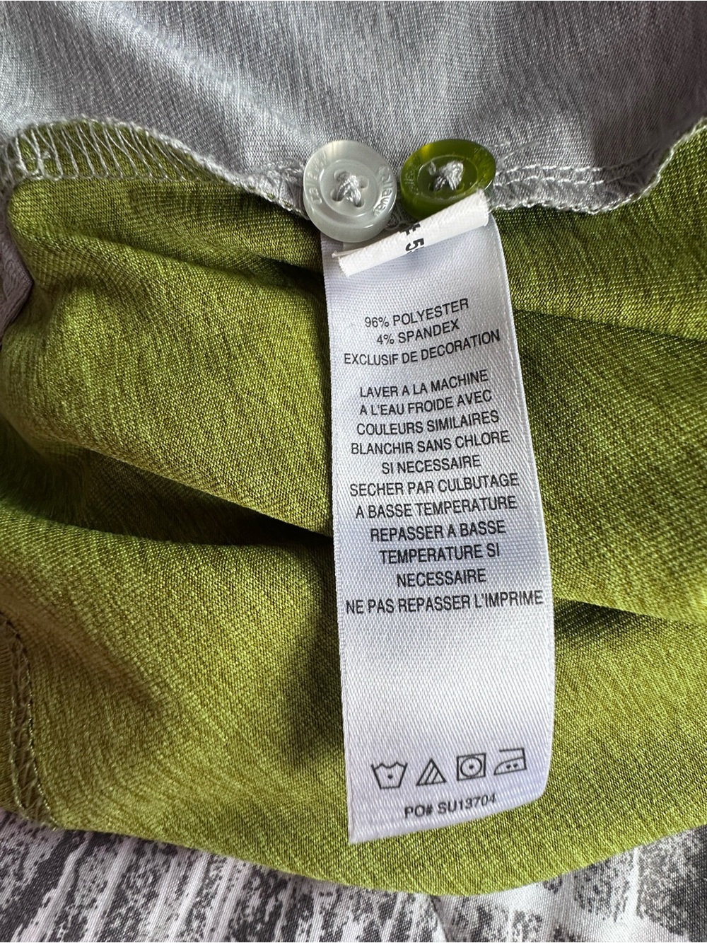 Callaway Two-Tone Green & Light Gray Men's Golf Polo Shirt RTL $80 - Picture 5 of 5